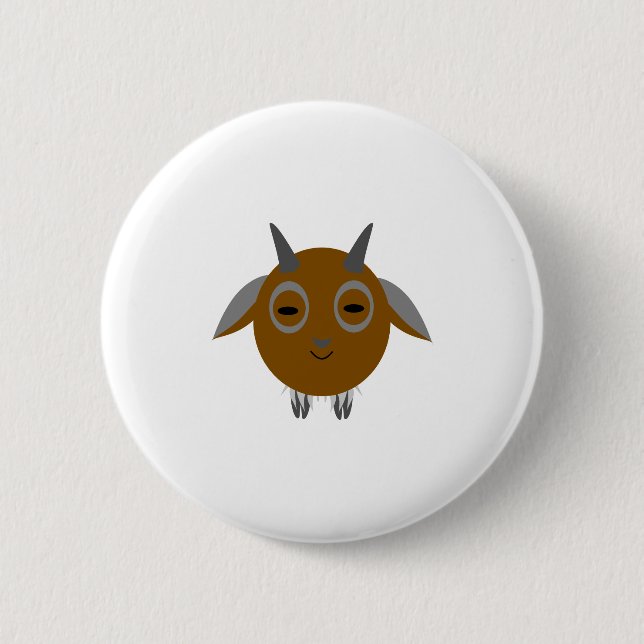 Lucky Goat Zodiac Patches & Buttons (Vorderseite)