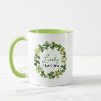 Lucky Grand-père personnalisé Mug cadeau