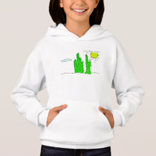 Lucky Green Cactus Doodle Funky Sweat - shirt à ca