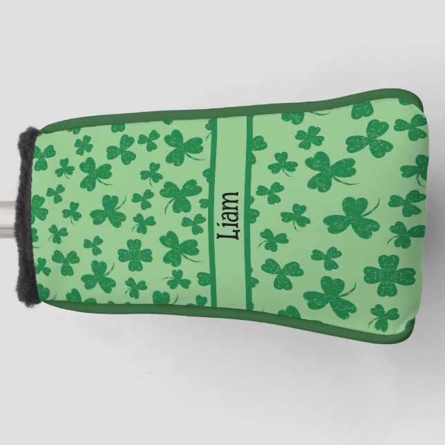 Lucky Green Closing Putter Golf Head Cover Golf Headcover (Vorderseite)