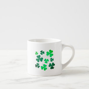 Lucky Green Clover Kleeblatt Irland Espressotasse