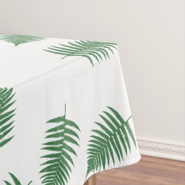 Lucky Green Fern Pattern Tischdecke (Beispiel)