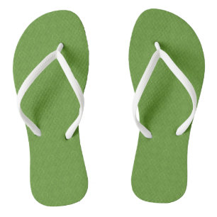 Lucky Green Icons Muster Flip Flops