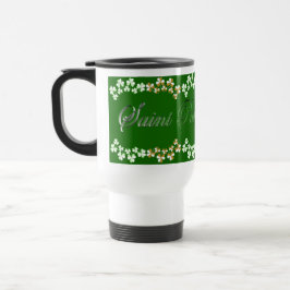 Lucky Green Irish Kleeblatts Saint Patrick's Day Reisebecher