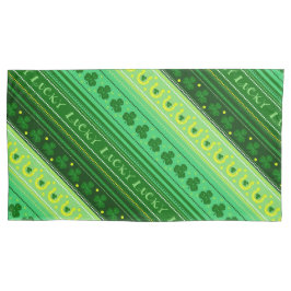 Lucky Green Kleeblatt | St. Patricks Day Irish Kissenbezug