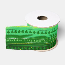 Lucky Green Kleeblatt | St. Patricks Day Irish Ripsband