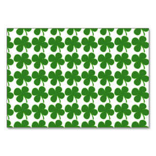 Lucky Green Kleeblatt Tischnummer