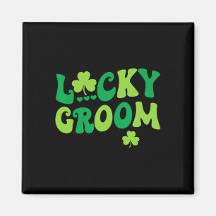 Lucky Groom Bride Paare Matching Wedding St Patr Magnet