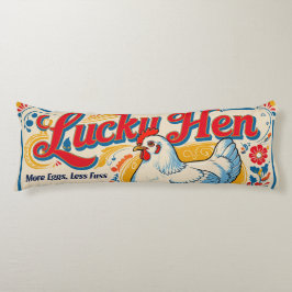 Lucky Hen Retro Fütterte Sack Design Seitenschläferkissen