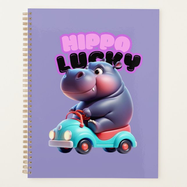 Lucky Hippo Planner (Devant)