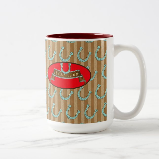 Lucky Hoof - Café, Mug de thé, Coupe (Droit)