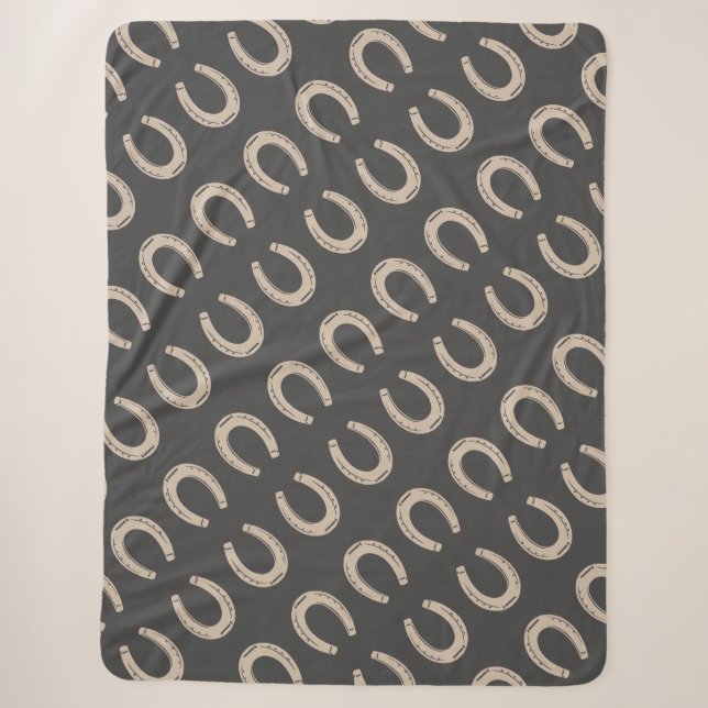 Lucky Horse Shoe Sherpadecke (Vorderseite)
