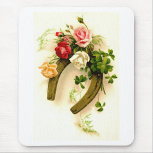 Lucky Horseshoe Art Mousepad