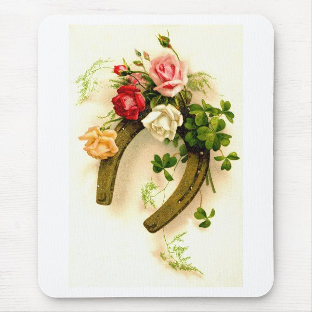 Lucky Horseshoe Art Mousepad (Vorne)