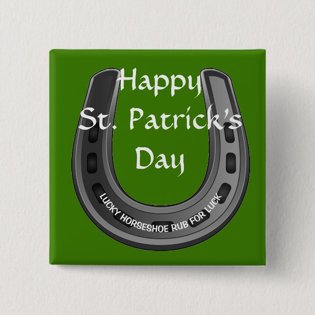 Lucky Horseshoe Button (Vorderseite)