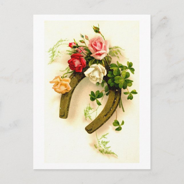 Lucky Horseshoe Postkarte (Vorderseite)