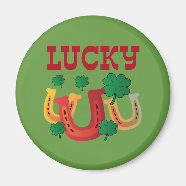 Lucky Horseshoes Magnet (Vorne)