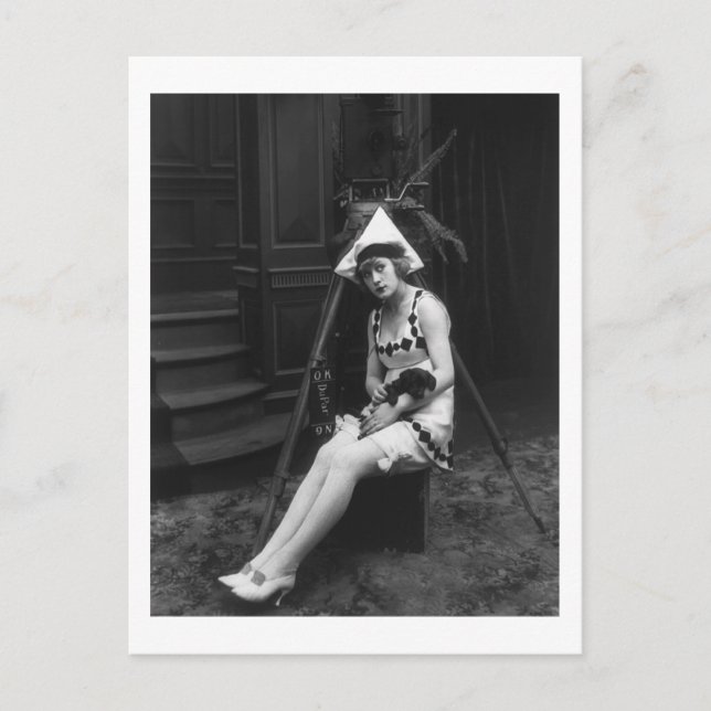 Lucky Hund, 1919 Postkarte (Vorderseite)