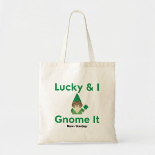 Lucky & I Gnome Es Lustig Sarkastische Katze St. P Tragetasche