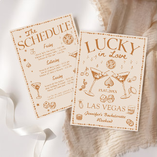 Lucky in der Liebe Bachelorette Wochenende Einladung