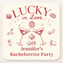 Lucky in Liebe Cocktail Junggeselinnen-Abschied Cl