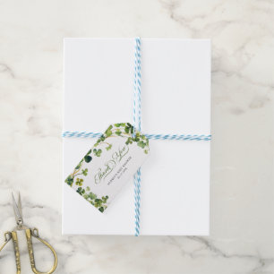 Lucky in Love Brautbad Grünes Kleeblatt Geschenkanhänger