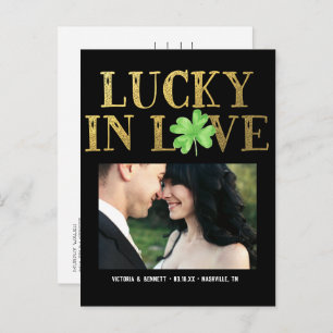 Lucky in Love Enregistrer la carte postale Date