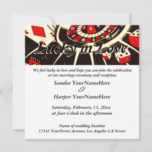 Lucky in Love Faire-part de mariage