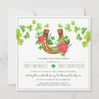 Lucky in Love | Faire-part de mariage irlandais