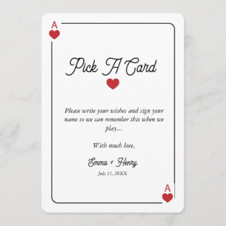 Lucky in Love Grab a Card Display card Dankeskarte