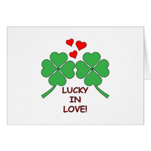 Lucky In Love Hearts Clover