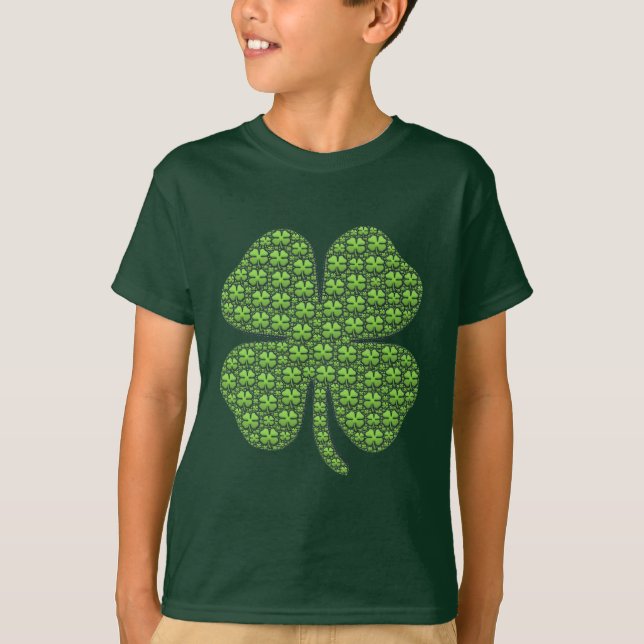 Lucky Irish Closing Kids'Green T-Shirt (Vorderseite)