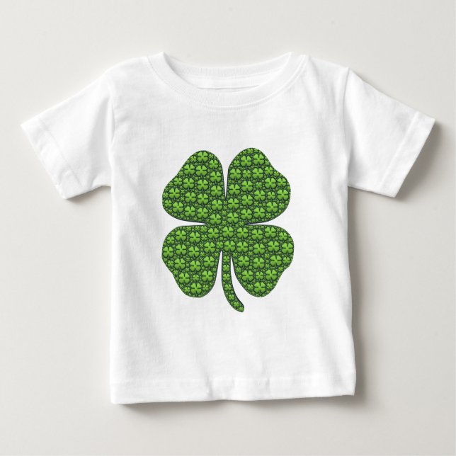 Lucky Irish Clover Baby T-shirt (Vorderseite)