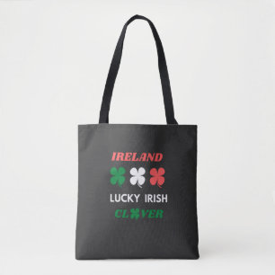Lucky irish clover ireland st.patrick's day tasche