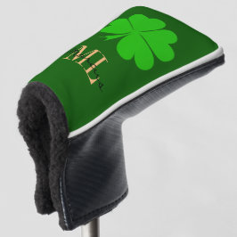 Lucky Irish Clover & Kleeblatt Golf mit Monogramm Headcover