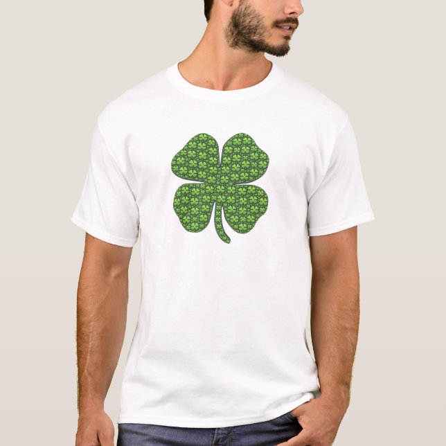 Lucky Irish Clover Men T-Shirt (Vorderseite)