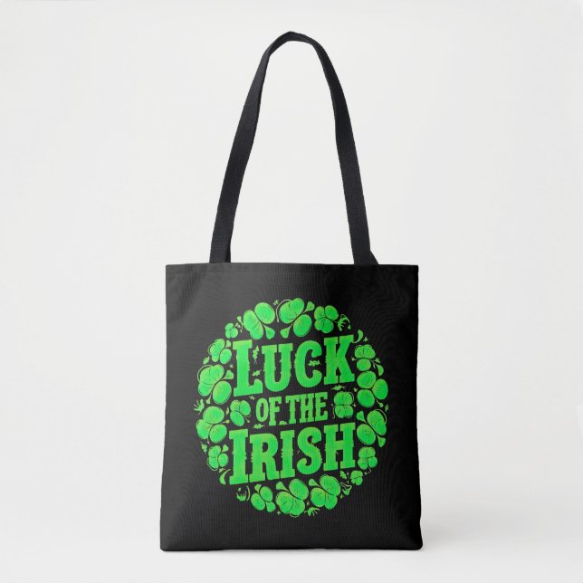 Lucky Irish Clovers Tasche (Vorderseite)