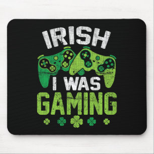 Lucky Irish I Game Funny Video Game St Patri Mousepad