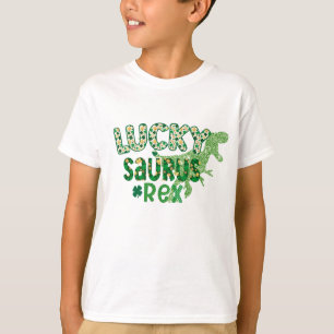 Lucky Irish Kids Saurus Rex T-Shirt, Dinosaurier L T-Shirt