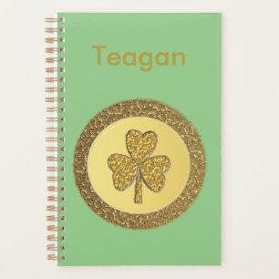 Lucky Irish Kleeblatt Gold Counter Custom Planer