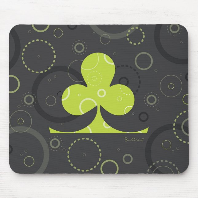 Lucky Irish Kleeblatt Mousepad (Vorne)