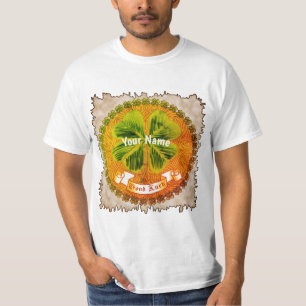 Lucky Irish Kleeblatt T - Shirt