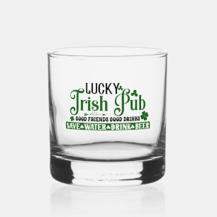 Lucky Irish Pub Klee St. Patricks Day Whiskyglas