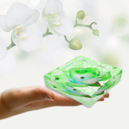 Lucky Irish Rose und Emerald Briefbeschwerer