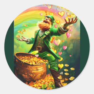 LUCKY IRISH RUNDER AUFKLEBER