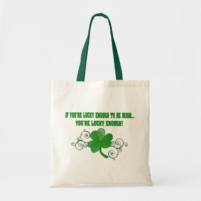 Lucky Irish Tote Bag Tragetasche (Vorne)