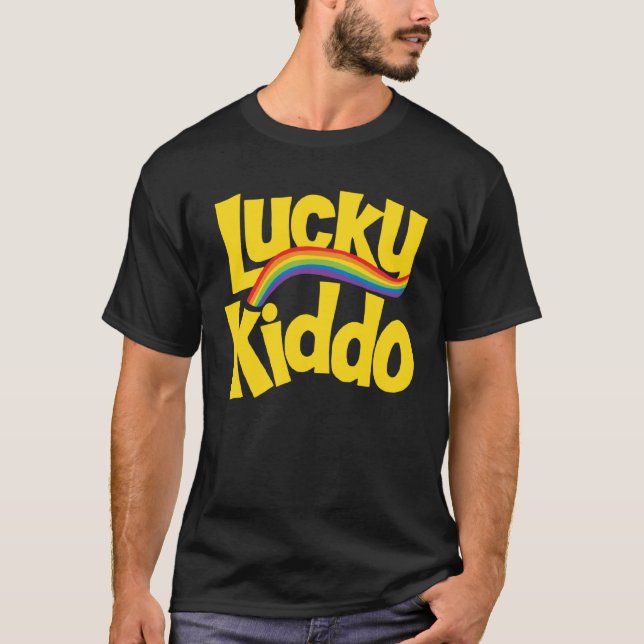 Lucky Kiddo Saint Patrick's Day T-Shirt (Vorderseite)