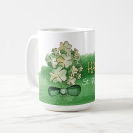 Lucky Kleeblatt Closing Wassercolor Kaffeetasse