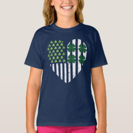 Lucky Kleeblatt Heart St. Patrick's Day Irish Prid T-Shirt