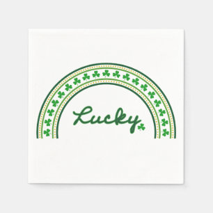 Lucky Kleeblatt Serviette